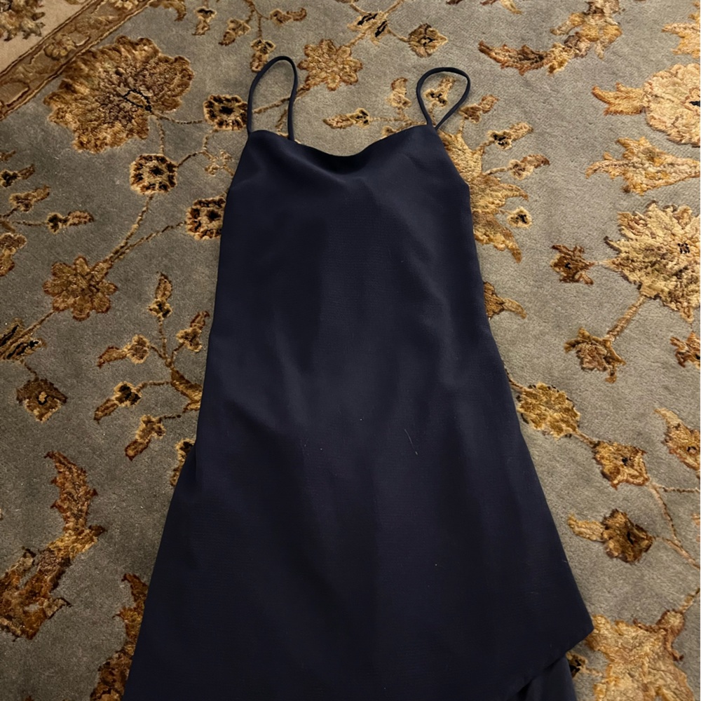 Tie back mini dress